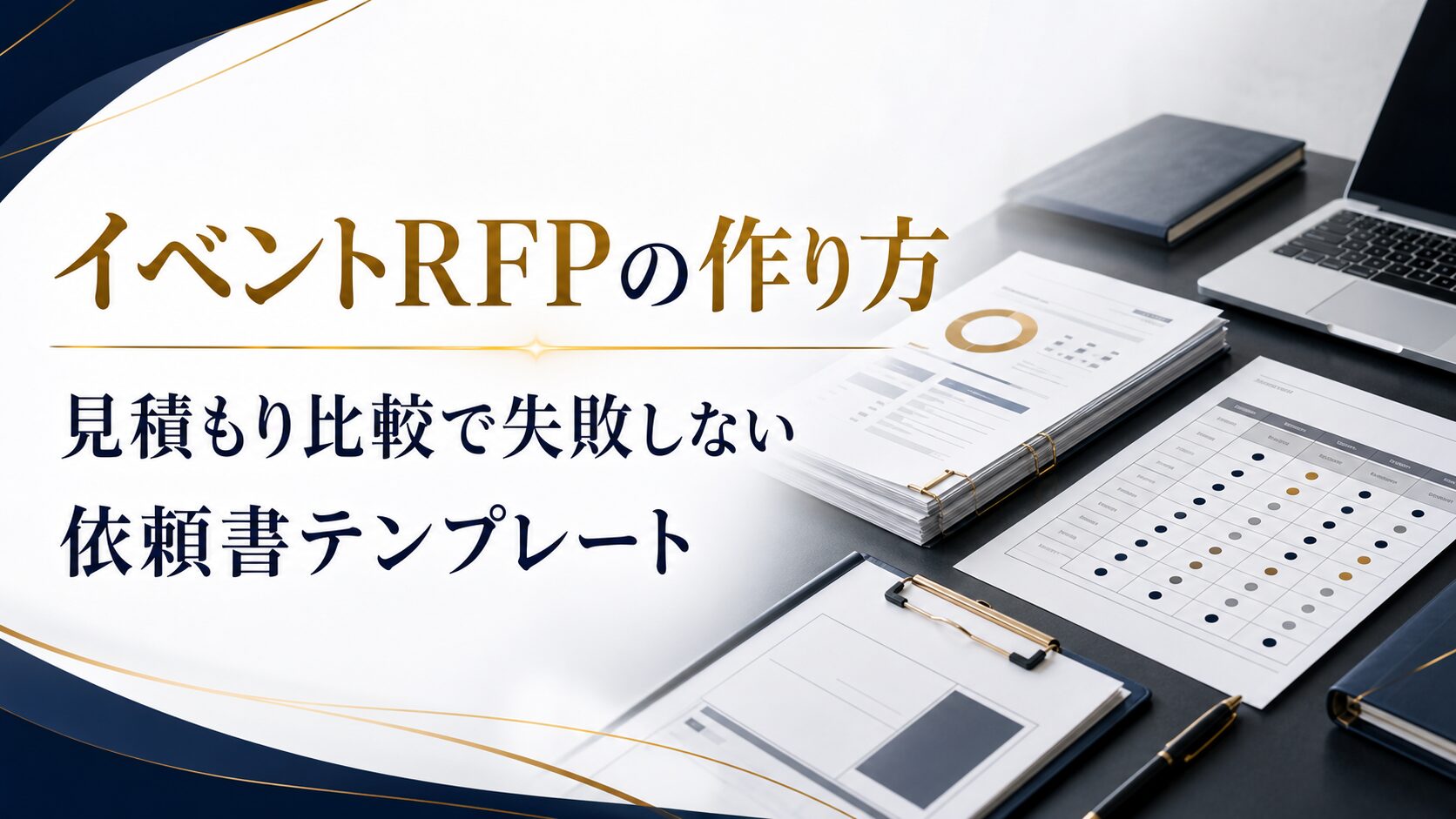 イベント運営会社へのRFPの作り方｜見積もり比較で失敗しない依頼書テンプレート