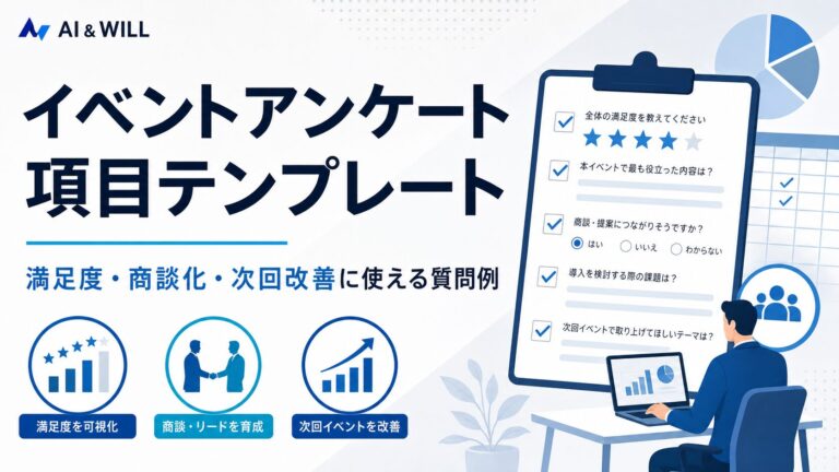 イベントアンケート項目テンプレート
