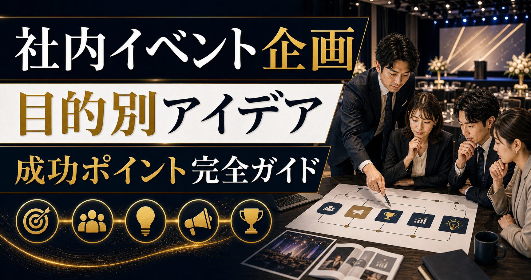 社内イベント企画の完全ガイド｜目的別アイデア・進め方・成功ポイントを解説